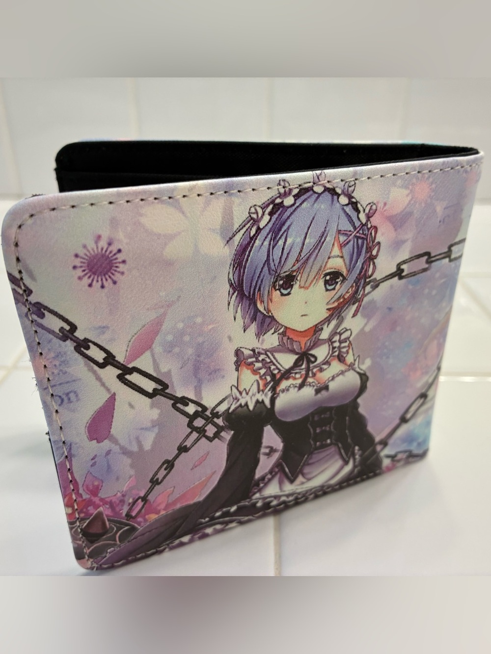 Re:Zero Rem Anime Wallet - Like New - Picture 2 of 5